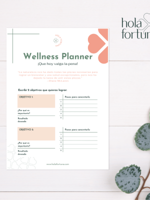Wellness Planner / Planificador de Bienestar